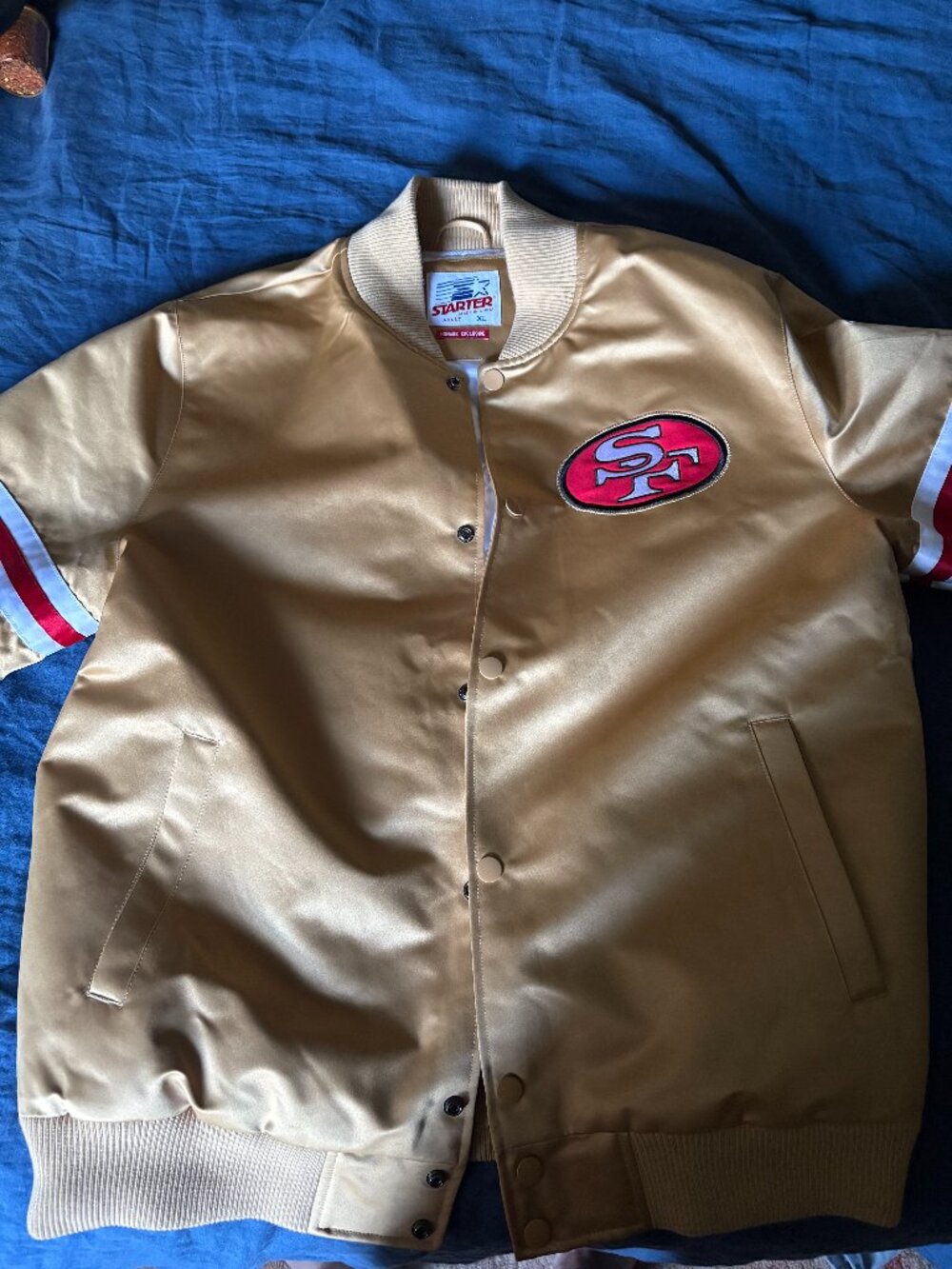 SF 49ers Starter Satin Jacket
